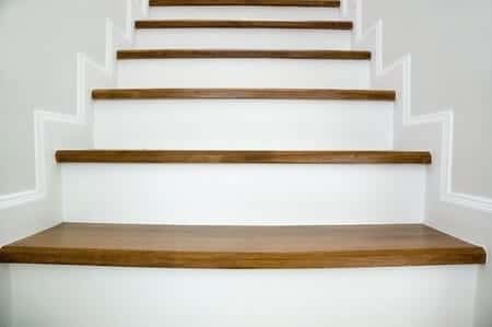 Woman Trips on Stairs Outside Shop