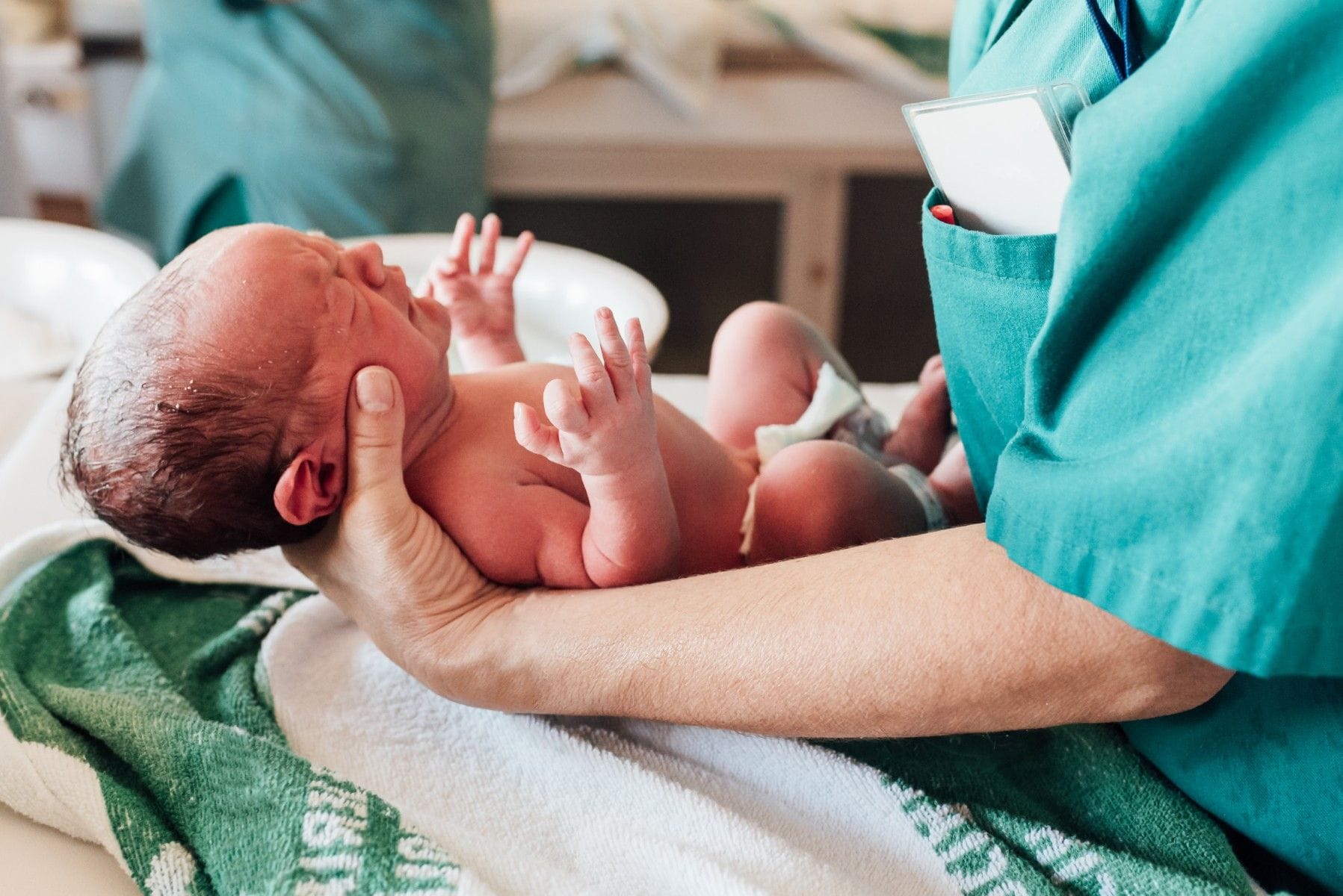 Child born in hospital