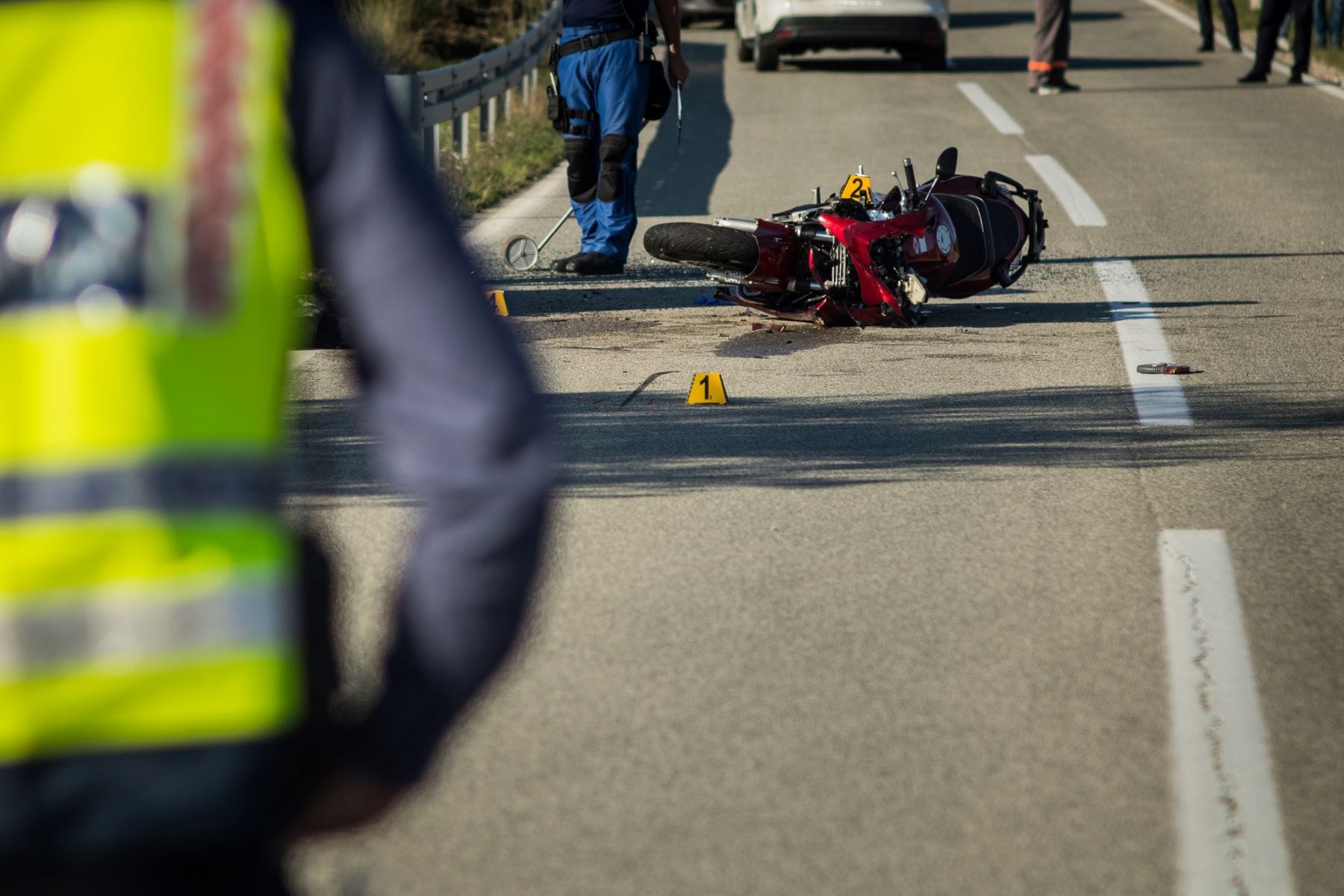 Motorcycle crash