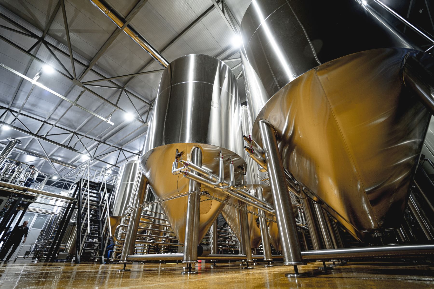 Brewery tanks