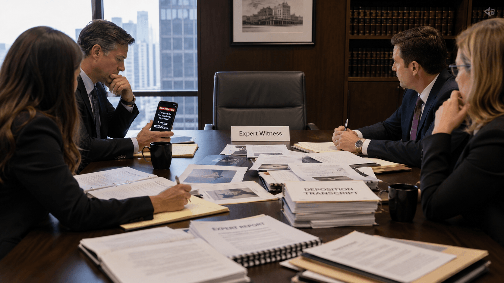 What To Do When an Expert Witness Backs Out of a Case