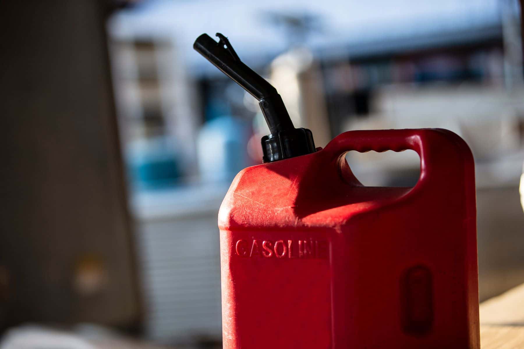 Red gas can