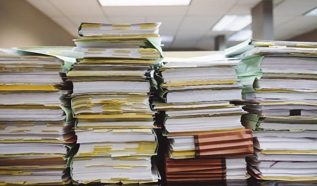 stack of documents