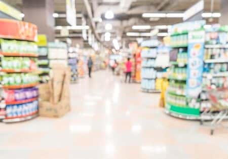 Shopper Slips on Lotion in Self-Service Grocery Store