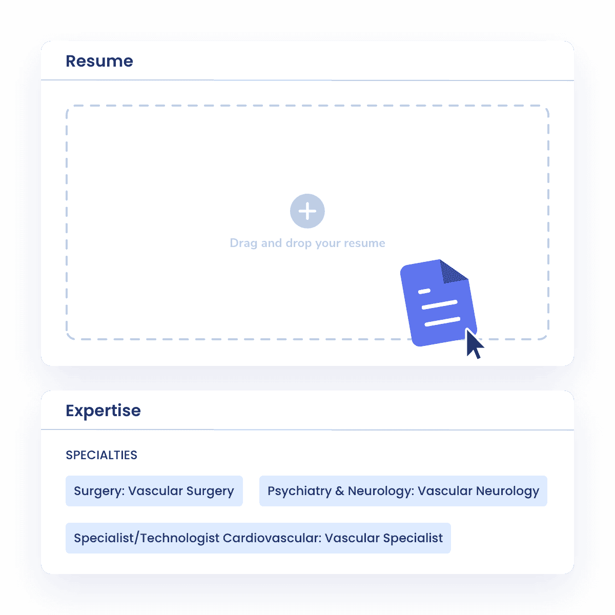 Easy drag and drop resume uploader